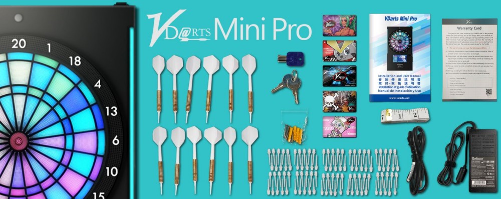 what's included vdarts mini pro